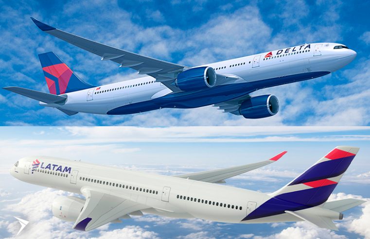Delta e LATAM anunciam os serviços de Nova York-JFK para o Rio de Janeiro e Buenos Aires