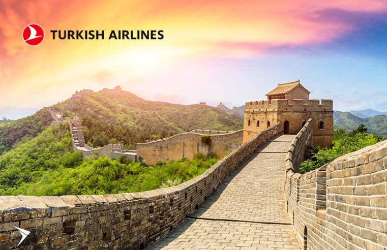 Mais Voos para a China: Pequim, Xangai e Guangzhou voando com a Turkish