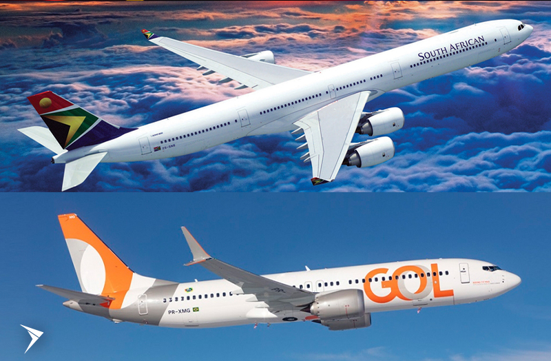 GOL e South African Airways retomam acordo de Codeshare