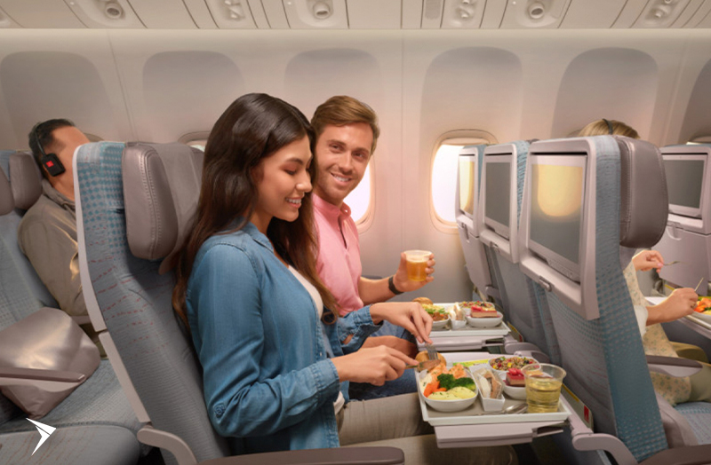 Como é voar na Classe Econômica da Emirates?