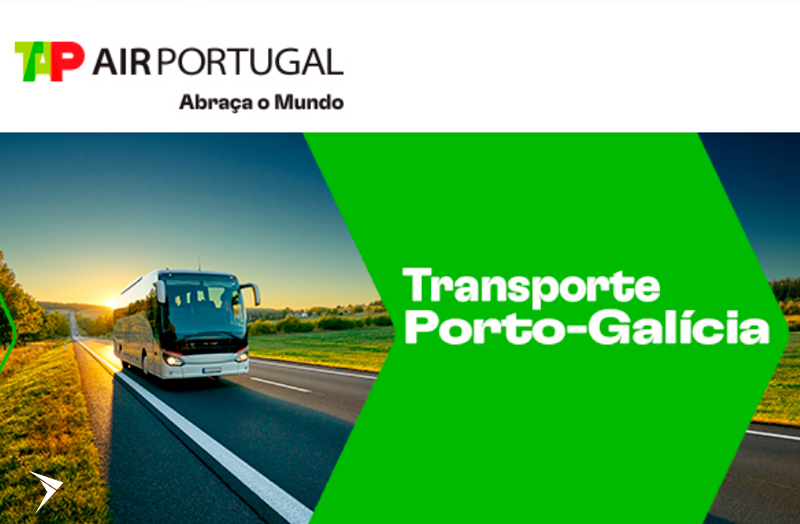 TAP oferece transporte entre o Aeroporto do Porto e Vigo, na Galícia
