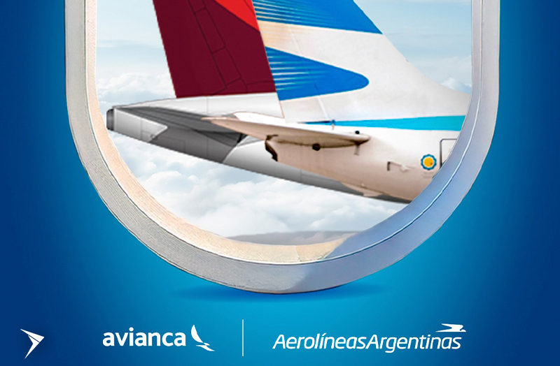 Acordo Codeshare Aerolíneas – Avianca