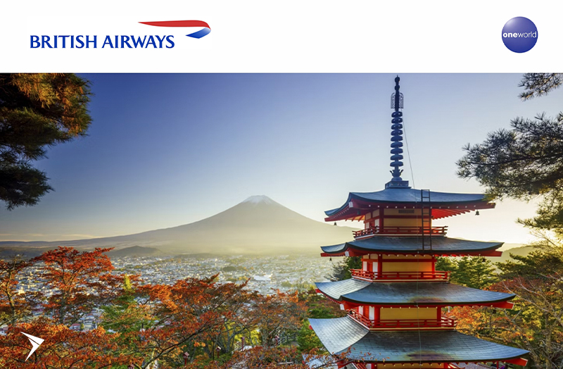 British com 2 voos diários para Tóquio
