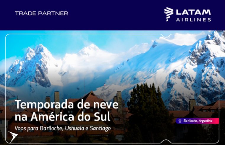 Neve à vista: voos LATAM na América do Sul