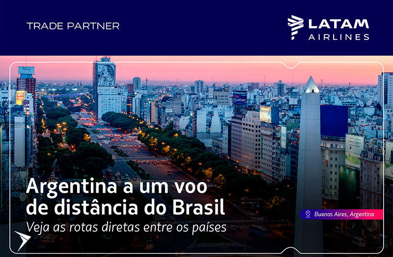 LATAM: Voos diretos do Brasil para a Argentina