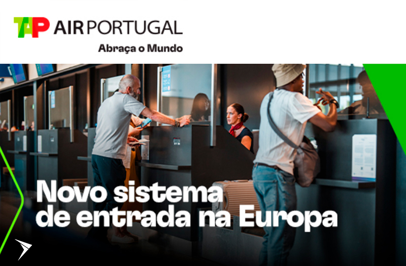TAP: Novo sistema eletrônico de entrada na Europa