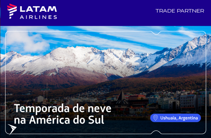 Férias na neve? A LATAM leva seus passageiros