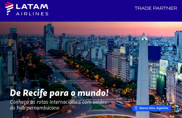 LATAM: De Recife para destinos internacionais