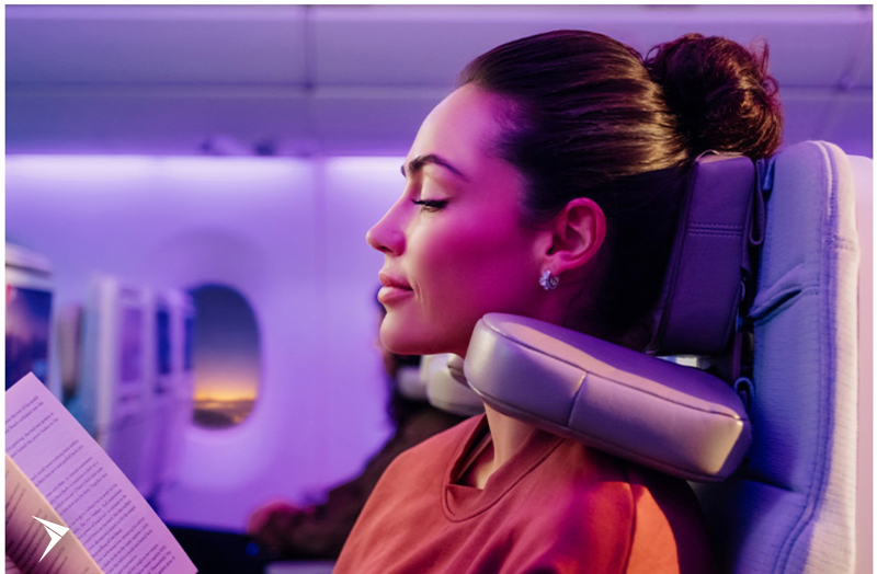 Emirates redefine as viagens na classe econômica com o primeiro apoio de cabeça U-Dream do mundo