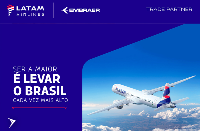 Latam: novas rotas com Embraer E195-E2