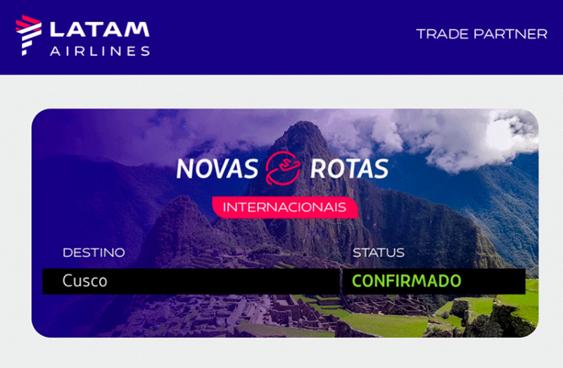LATAM: Cusco mais perto: voo direto de São Paulo