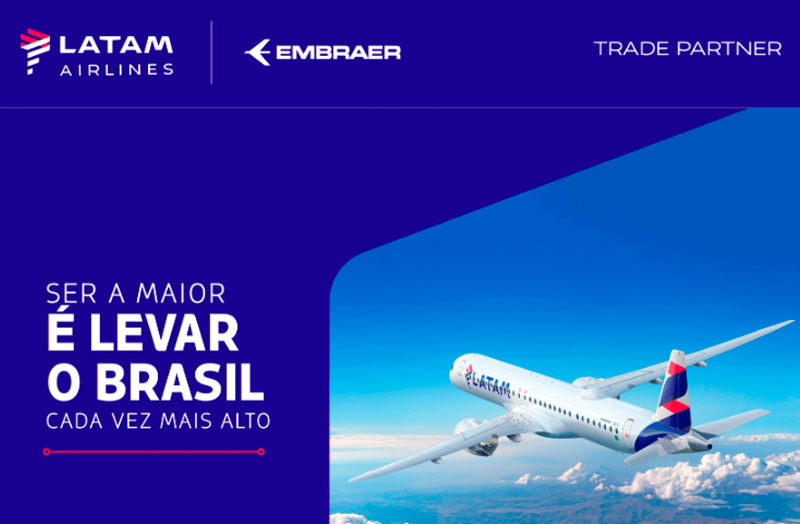LATAM e Embraer: 4 novas bases pelo Brasil