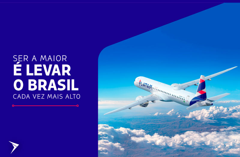 LATAM e Embraer ampliam operação doméstica com 42 rotas no Brasil