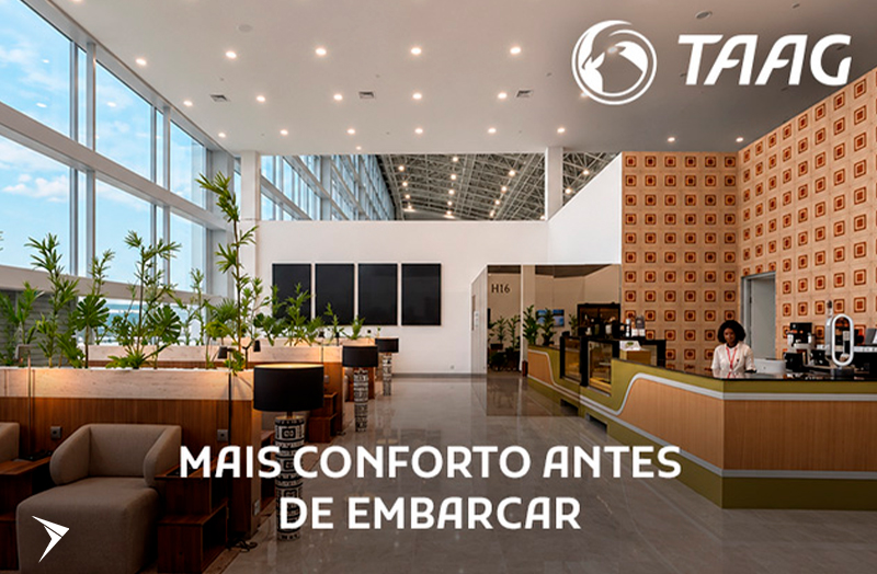 TAAG: mais conforto antes de embarcar